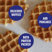 Protein Pancake Mix & Protein Waffle Mix by Phoros Nutrition, 30g of Protein, Low Carb, High Protein, Keto-Friendly, Whey Protein, Whole Grain Oats, Whole Wheat Pancakes, Just Add Water (Cinnamon)