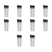 Personalized 15 oz. Mia Insulated Stainless Steel Travel Mugs - 10 pack Custom Text, Logo - Blue