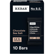 RXBAR Protein Bars, Protein Snack, Snack Bars, Chocolate Sea Salt, 22oz Box (12 Count)