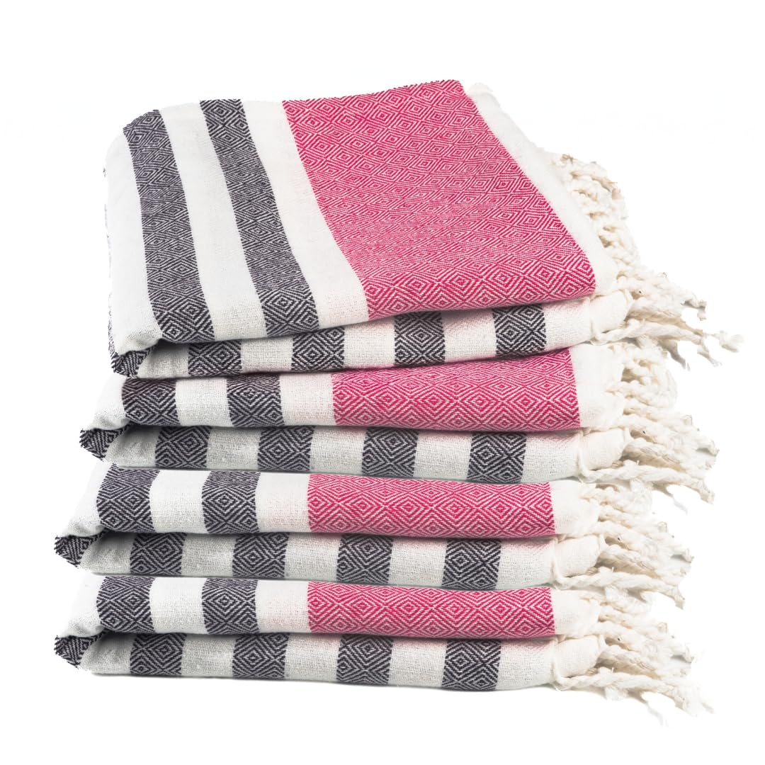 Cotton Turkish Beach Towel Towels Oversized 36"x72" Pool Absorbent Extra Large Quick Dry Sand Travel Towel (Beige, 4 Pack)