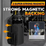 Magnetic Gym Bag for Men and Women Magnetic Bottle Bag with Secure Attachment for Gym, Travel and Workouts Design Keeps Belongings Clean and Organized Fits Water Bottles, Phone Essentials