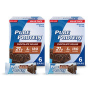 Pure Protein Galactic Brownie Bars - 12 Count Box | 20g High Protein, Gluten-Free, On-the-Go Snack | Ideal Pre & Post-Workout Fuel | Low Sugar, Great Taste!