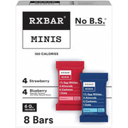 RXBAR Minis Protein Bars, Gluten Free Snacks, Breakfast Snacks, Variety Pack, 7.3oz Box (8 Bars)