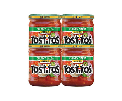 Tostitos, Medium Chunky Salsa, 15.5 Ounce (Pack of 4)