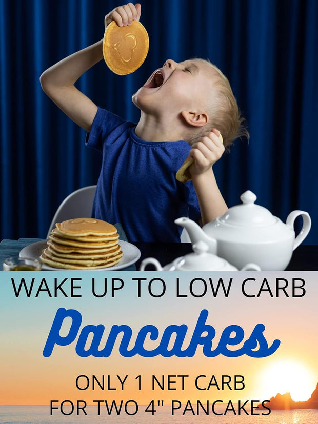 Low Carb Foods Pancake Mix | Great Taste | High Protein | 100% All-natural Ingredients | No Sugar Diabetic Friendly | Maltitol & Artificial Sweetener Free | 9.3 Oz Package