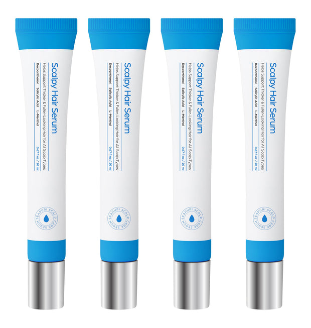 Scalpy Hair Growth Serum for Hair Loss & Thinning | Mothers Day Gifts for Mom | Scalp Massager Treatment w/Salicylic Acid, Menthol, Dexpanthenol | Non-Greasy, Lightweight | Exfoliate Dandruff