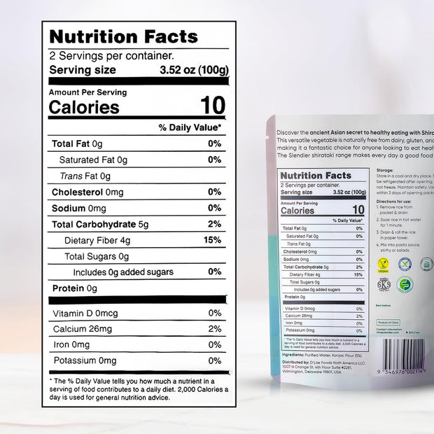 Natural Shirataki Fettuccine Style 6 Packs