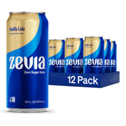 Zevia Zero Sugar Soda, Nostalgic Variety Pack, 12 oz Cans (24-Pack) – Naturally Sweetened, Non-GMO Project Verified, Gluten-Free, Vegan