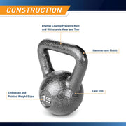 Marcy Hammertone Kettle Bells - 10 to 55 lbs. HKB Workout Weights