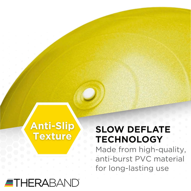 THERABAND Pro Series Exercise Ball, 26" Green Stability Trainer for 5'7"–6'1" Users, Anti-Burst Yoga & Pilates Ball, Balance & Core Trainer, For Athletes Fitness at Gym & Home