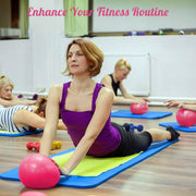 Small Pilates Ball 9 Inch Small Exercise Ball Mini Workout Yoga Balls for Gym Yoga, Core Training, Fitness, Workout, Stability, Improves Balance