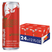 Red Bull Amber Edition Energy Drink, Strawberry Apricot, with 114mg Caffeine plus Taurine & B Vitamins, 12 Fl Oz, Pack of 24 Cans