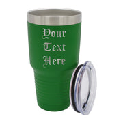 My Personal Memories Customized Personalized Stainless Steel Travel Tumbler with Lid - Engraved Double-Wall Vacuum Insulated for Him, Her Your Custom Text (20 oz, Black)