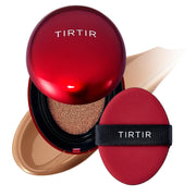 TIRTIR Mask Fit Red Cushion Foundation | Full coverage, Weightless, Skin fit, Satin Glow Finish, Korean Makeup, beauty, Tattoo cover up, Buildable (#29N Natural Beige, 0.63 Fl Oz)