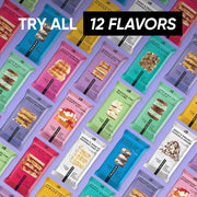 TRUBAR Vegan Protein Bar, Whole Lotta Macchiato, Gluten Free, Plant Based Protein, Dairy Free, Non GMO, Soy Free, No Sugar Alcohols, 12G Protein, 12G Fiber, 23G Carb, On the Go Snack Bars, 12 CT