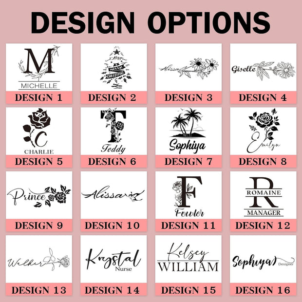 Personalized Tumblers with Engraved Name, Personalized Birthday Gifts for Men Women, Custom 20oz Stainless Steel Coffee Tumbler with Lids and Straws, Custom Travel Cup