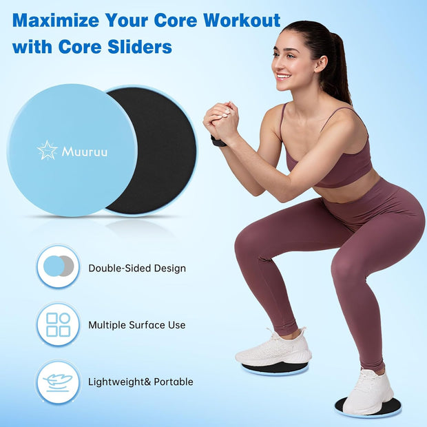 Pilates Ring Set, Pilates Essentials Kit for Home Workouts Women, Yoga Equipment Set with 14 Inch Magic Circle, 9.8” Ball, 5 Resistance Bands, 3 Long Stretch Bands, Core Sliders, Non-slip Socks