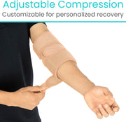 Vive Elbow Brace - Tennis Compression Sleeve - Wrap for Golfers, Bursitis, Left or Right Arm - Tendonitis Support Strap for Golf, Men and Women - Epicondylitis and Sports Recovery