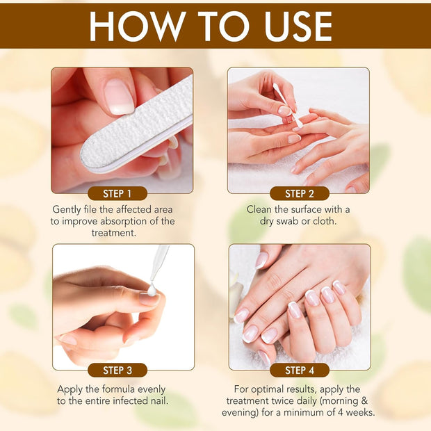 Nail Growth Serum, Ginger Nail Serum, Nails Repair Cuticles Oil, Ginger Nail Oil for Strengthen & Promote Nails Growth, Natural Plant Formula