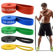 Resistance Bands, Pull Up Assist Bands - Workout Bands, Eexercise Bands, Long Resistance Bands Set for Working Out, Fitness, Training, Physical Therapy for Men Women