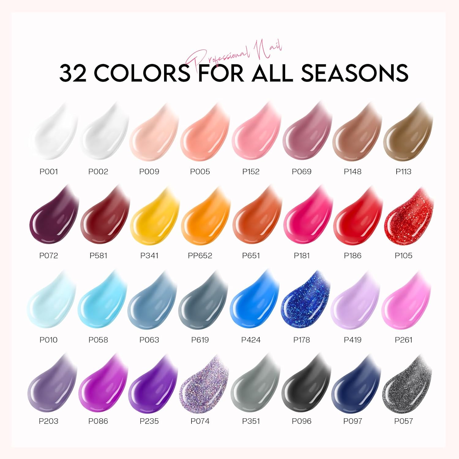 Poly Gel Nail Kit for Beginners: 32 Colors Gel Extension Nail Set with U V Lights for Starter DIY Nail Art Extension at Home Gifts for Ladies & Girls