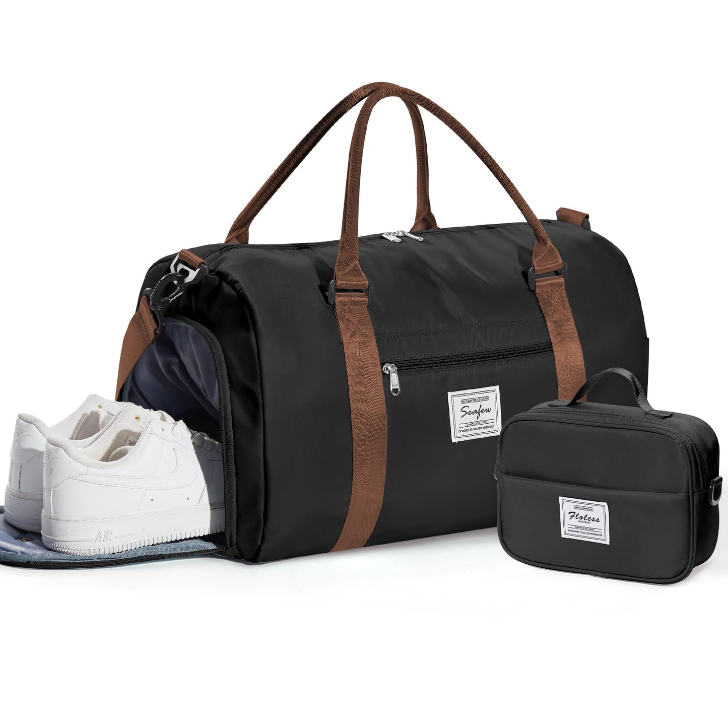 Gym Bag Womens,Travel Duffel Carry on Bag Sport Tote Bag Weekend Overnight Bag