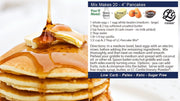 Low Carb Foods Pancake Mix | Great Taste | High Protein | 100% All-natural Ingredients | No Sugar Diabetic Friendly | Maltitol & Artificial Sweetener Free | 9.3 Oz Package