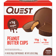 Quest Nutrition Peanut Butter Cups, 11g Protein, 1g Sugar, Low Carb, Gluten Free, Keto Friendly, 12 Count