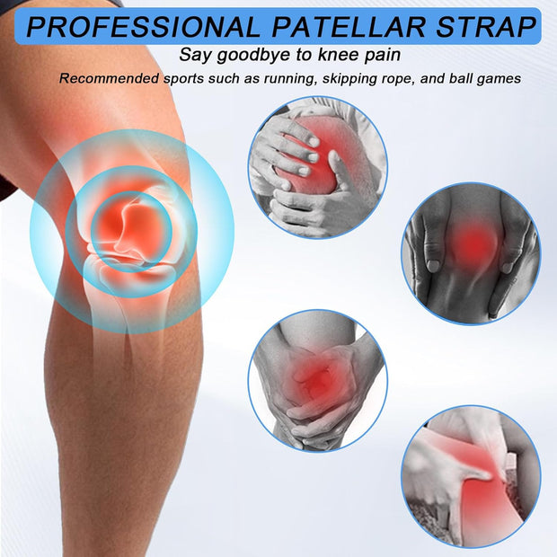 Knee Brace for Women/ Men, 2025 New Upgraded Extended Edition Knee Braces, Adjustable Knee Support, Patellar Tendon Support Strap, Knee Wraps for Pain Relief for Meniscus Tear Knee Pain Arthritis Pain Injury Recoverys(Gray)