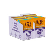 KiZE Energy Bars - Best Sellers Variety Pack - Gluten Free, Dairy Free Options, Non-GMO, and High Protein Meal Replacement Energy Bars, Clean and Simple Food Ingredients - 7-10g High Protein Snacks, (10 Count)