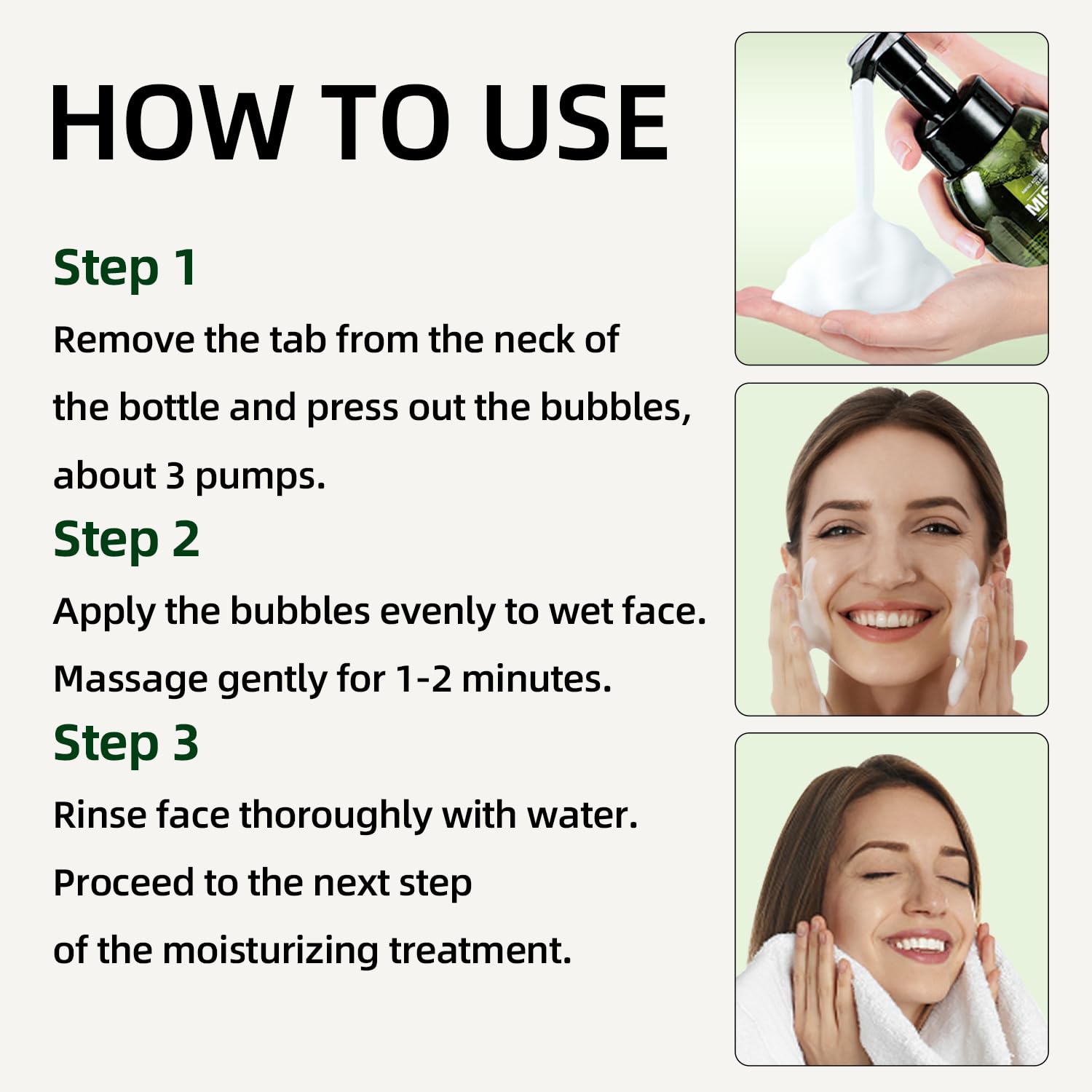 Face Wash for Acne, Oily & Sensitive Skin all Skin Types Oil Control and Hydrating Foaming cleanser No Fragrance/Dye/Soap (300ml/10oz)