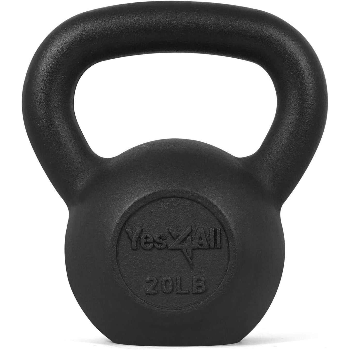Yes4All 5-80 lbs Cast Iron Kettlebell for Dumbbell Weights Exercises, Gym, Full Body Home Workout Equipment, Push up, Grip and Strength Training