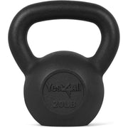 Yes4All 5-80 lbs Cast Iron Kettlebell for Dumbbell Weights Exercises, Gym, Full Body Home Workout Equipment, Push up, Grip and Strength Training