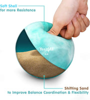 Yes4All Weighted Toning Balls for Exercise, Soft Medicine Balls for Exercise, Pilates, Yoga, Balance, Flexibility, 2-10lbs