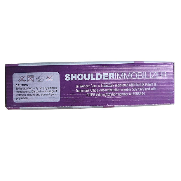 Wonder Care Left Right Shoulder Immobilizer Arm Sling Elastic Brace for Clavicle Collar Bone Dislocation Subluxation Shoulder stabilizer Compression Brace After Rotator Cuff Surgery