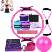Pilates Essentials Kit for Women,Better Me Pilates Kit,Pilates Rings Booty Bands Yoga Ball,Yoga Sets for Women - Complete Set of 11 Accessories,Pilates Equipment for Home Workouts