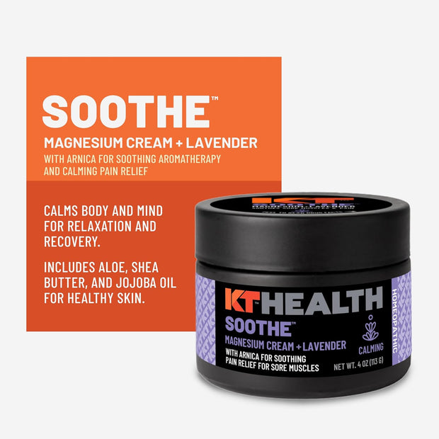 KT Health, Magnesium Cream, Activate - Warms & Loosens Tight Muscles - Use Pre-Workout to Reduce Stiffness