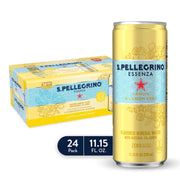 S.Pellegrino Essenza Blood Orange Black Raspberry Flavored Mineral Water with Natural CO2 Added 24 PACK