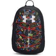 Under Armour Unisex-Adult Hustle Sport Backpack , Black (001)/Silver , One Size Fits All