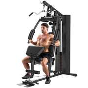 Sportsroyals Home Gym, Workout Equipment, 154LBS Weight Stack, Home Gym Equipment, Exercise Equipment, Multi Home Gym Station, Full Body Strength Training