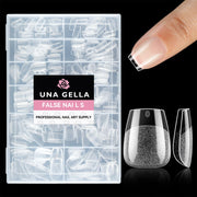 UNA GELLA Solid Nail Glue Gel Soft Gel Nail Tips Glue 15ml Lamp Curing Needed Solid Soak Off Glue Super Strong Nail Glue For Fake Acrylic Nails Extension Press On Nails
