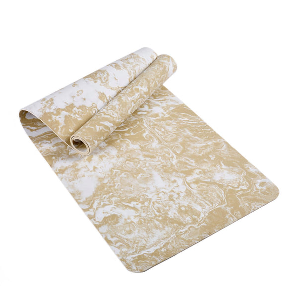 Non-Slip TPE Yoga Mat for Women & Men, 72"x24" Extra-Long Pilates Mats for Hot Yoga, HIIT, Floor Workouts, Lightweight Fitness Mat with Dual Grip