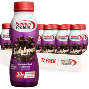 Premier Protein Indulgence Protein Shake, 30g Protein, 3g Sugar, Salted Caramel Truffle, 11.5 fl oz, Pack of 12