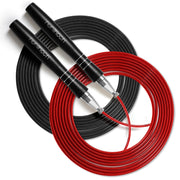 Speed Jump Rope for Men Women Adults, Workout Fitness Boxing Jumping Ropes with Smooth Rotate Double Bearing Balls, Double Under Skipping Rope with 2 Pcs Tangle-free Cable to Replacement