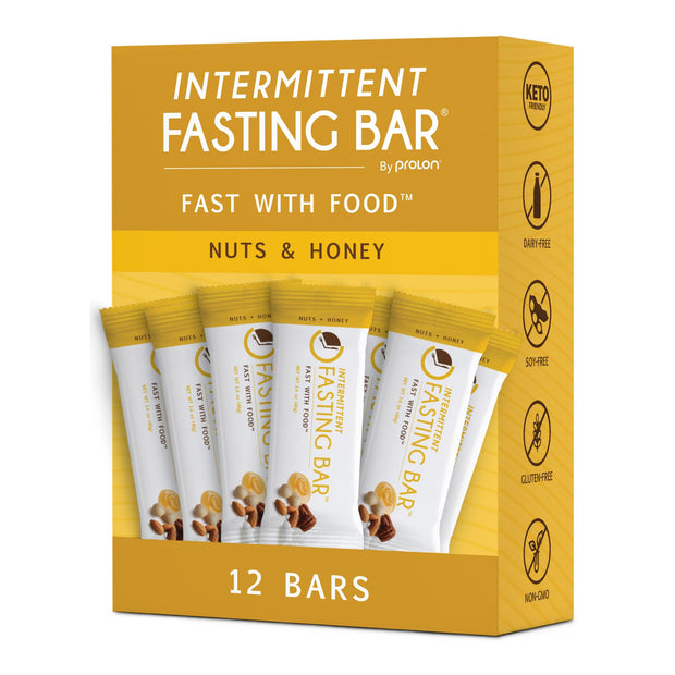Prolon Fasting Bars | 5g Protein, 7g Fiber | Keto-Friendly, Gluten-Free, Dairy-Free, Plant-Based | Nutrition for Intermittent Fasting | Formulated to Not Break Your Fast | Coconut Macadamia Nut (24 Count)