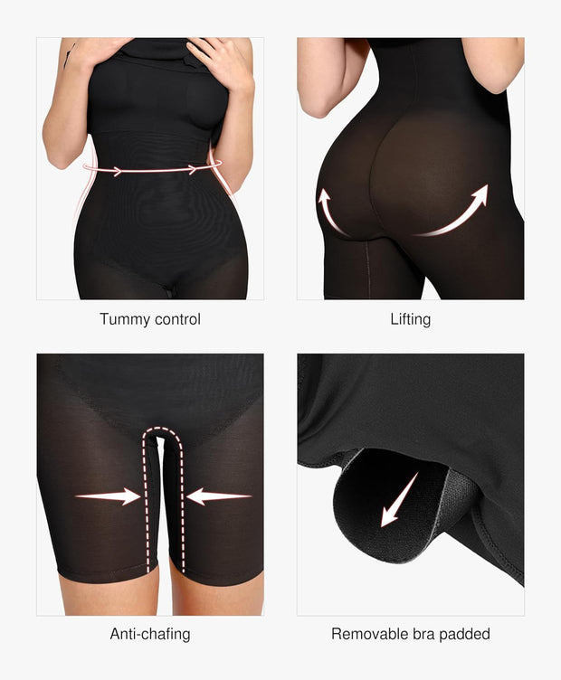 Popilush Summer Dresses for Women 2025 - Club Dress Cocktail Shapewear Mini Dress Spaghetti Straps Dinner Date Night Bodycon