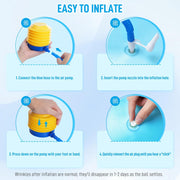 Sportneer Extra Thick Exercise Ball - 25.6''Yoga Ball with Quick Pump - Anti-Burst and Slip Resistant Fitness Ball Chair for Pregnancy and Physical Therapy