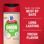 McCormick Onion Salt, 5.12 oz