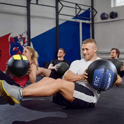 RitFit Medicine Ball / weight ball / Soft Medicine Ball / Wall Medicine Ball / Soft Wall Ball / Wall Ball set/ Medicine Balls for Exercise and Conditioning Workouts, Fitness Gym Equipment for Core Training and Cross Training (5/10/15/20/25/30 lbs)