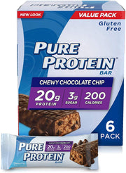 Pure Protein Galactic Brownie Bars - 12 Count Box | 20g High Protein, Gluten-Free, On-the-Go Snack | Ideal Pre & Post-Workout Fuel | Low Sugar, Great Taste!